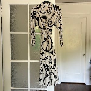 Heinui Jasper Dress, white bunnies print
